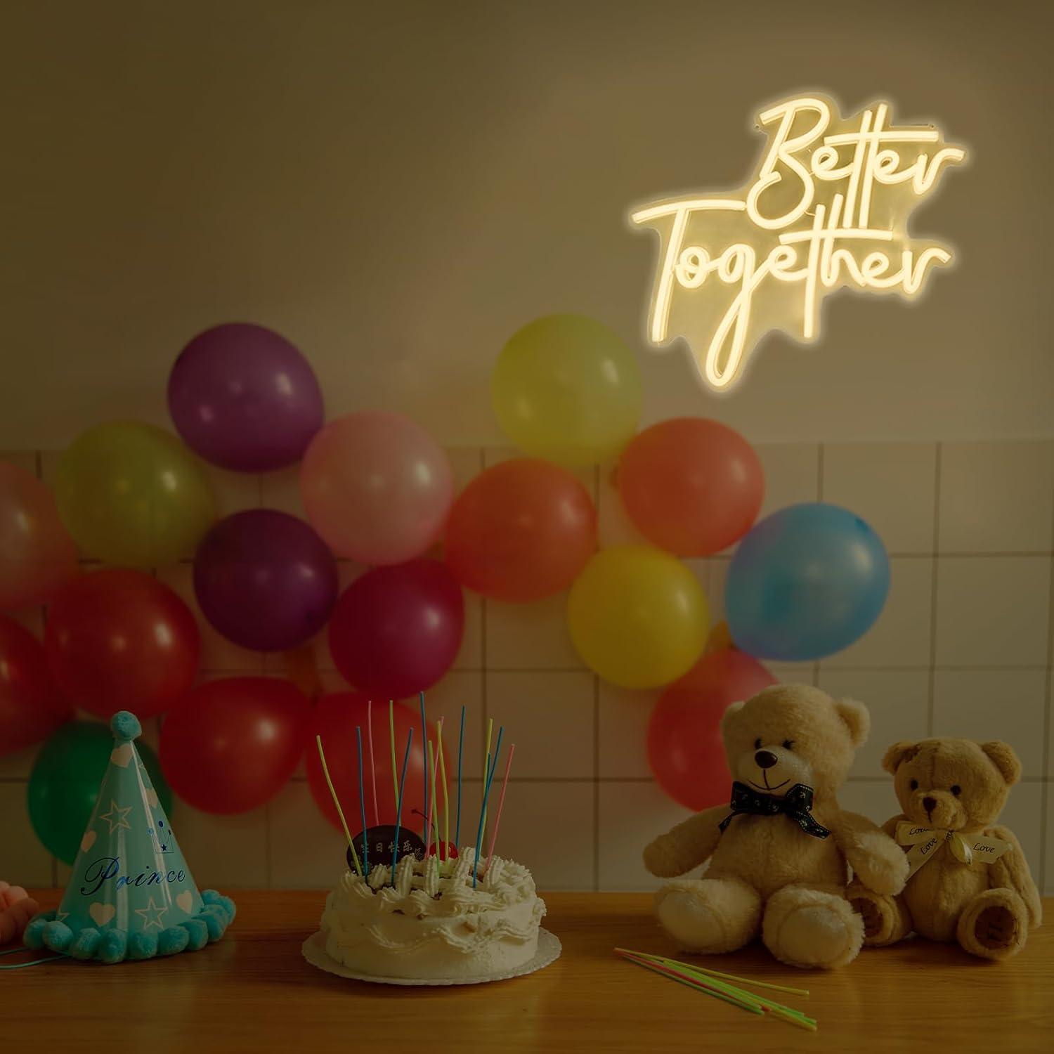 Better Together Neon Sign USB  - огляд і ціна Lighting Decor Wedding