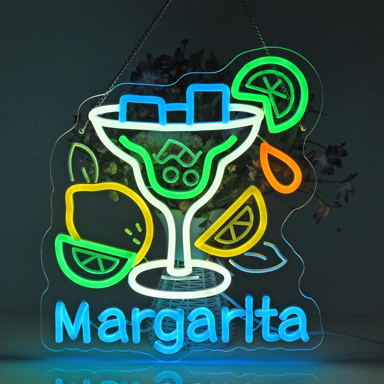 Margarita Neon Sign Wall Art D - огляд і ціна Lighting Decor For Home