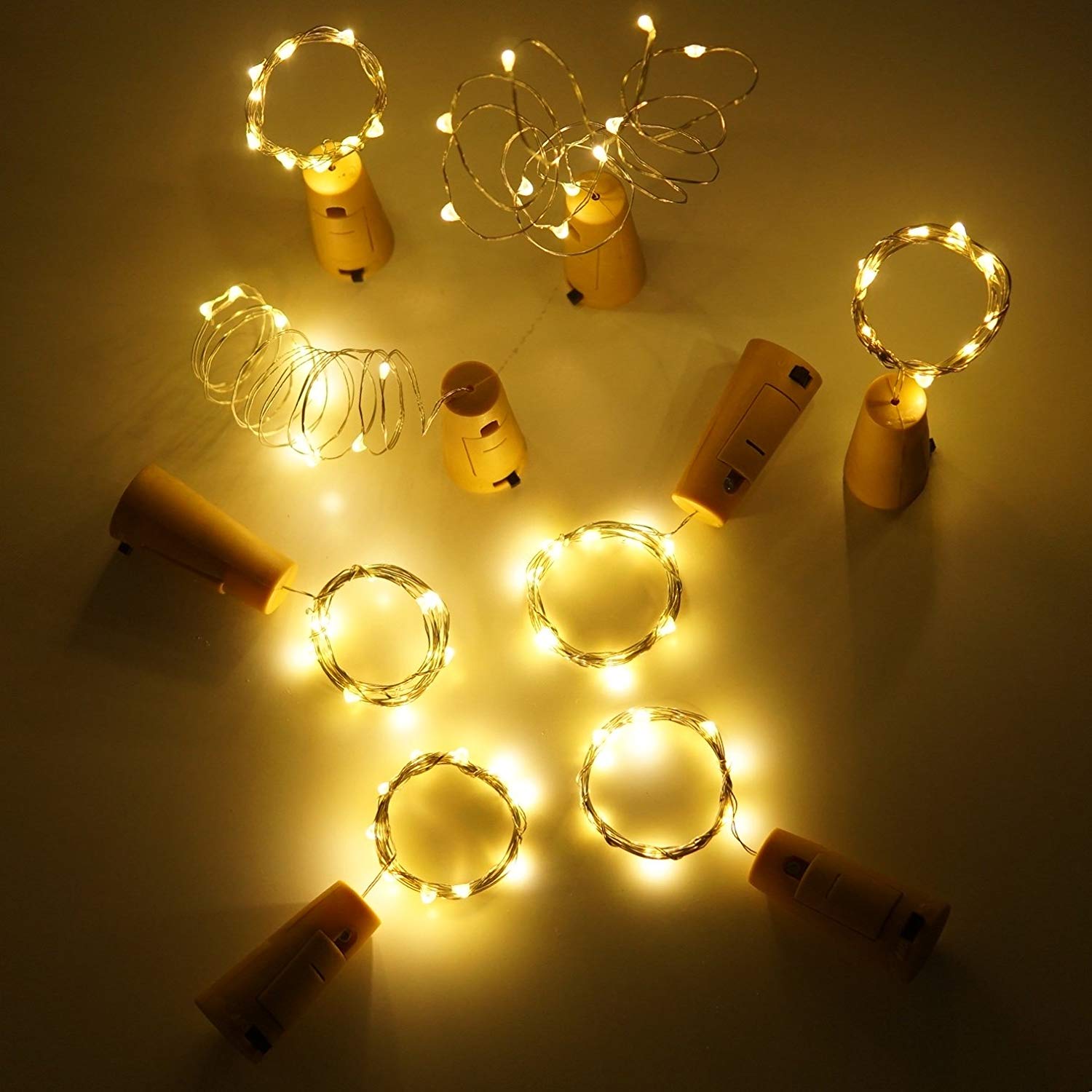 Warm White Bar LED Wine Bottle - огляд і ціна Decor Lighting Cork