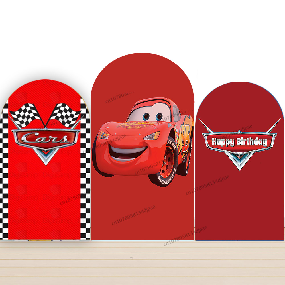 Race Car Arch Backdrop Cover C - огляд і ціна Lighting Mcqueen Birthday Decor
