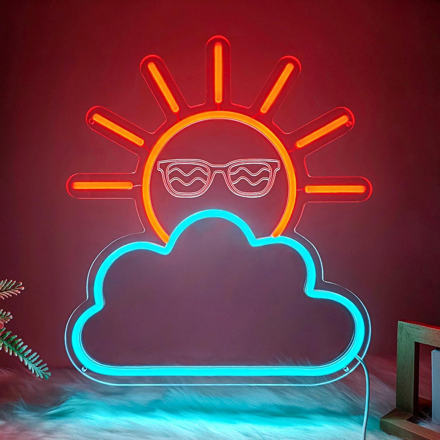 Sunrise Sunset Neon Sign USB P - огляд і ціна Lighting Decor Living Room