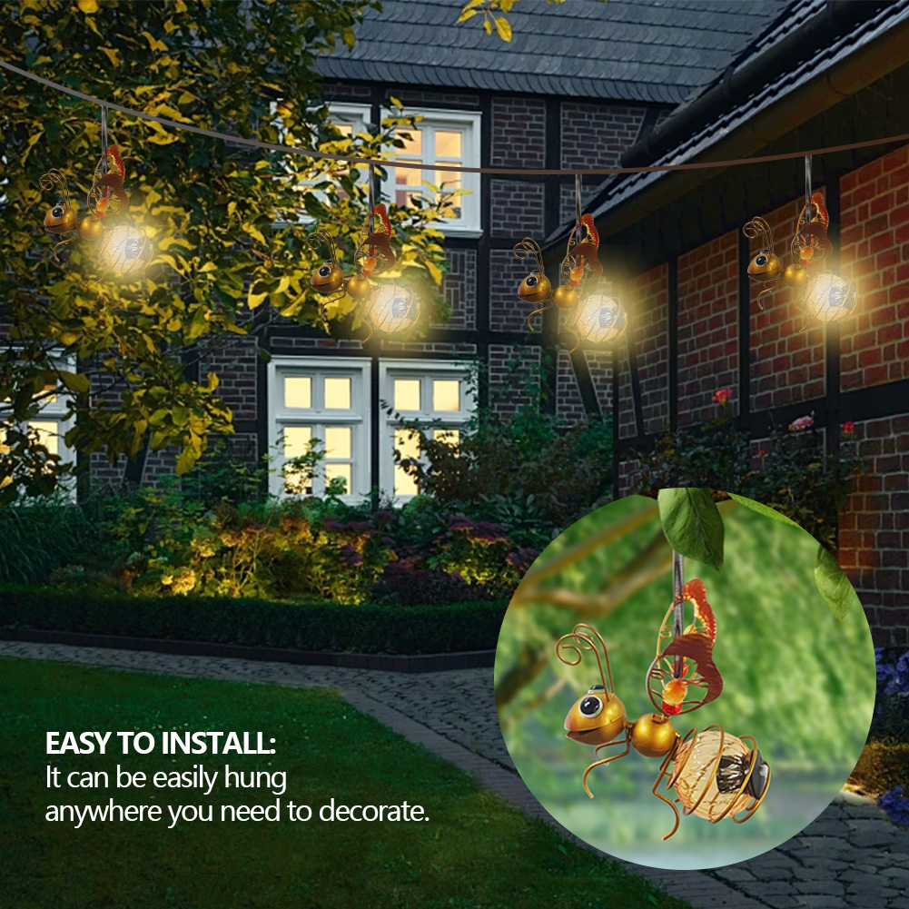 Hanging Bug Light Solar Powere - огляд і ціна Lighting Bug Decor