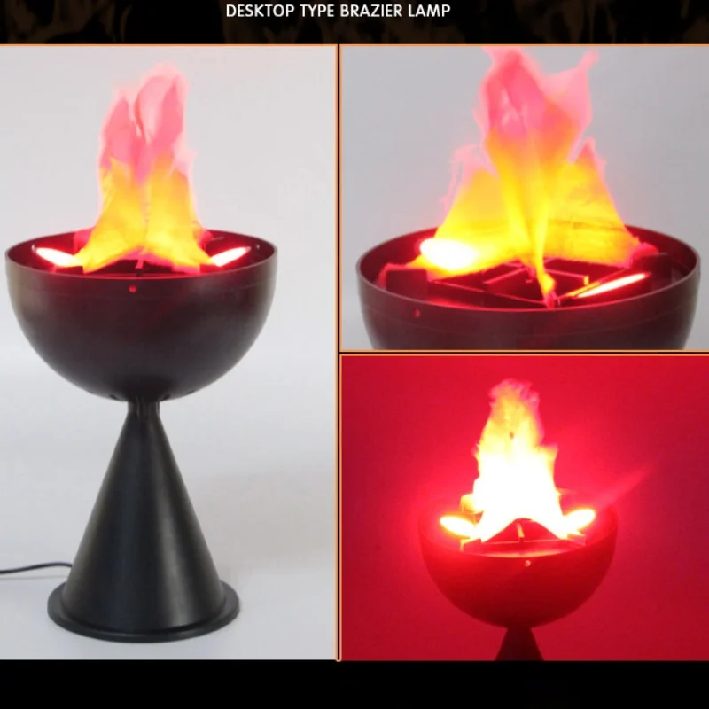 3D Fake Flame Lamp Simulation  - огляд і ціна Lighting Decor Living Room