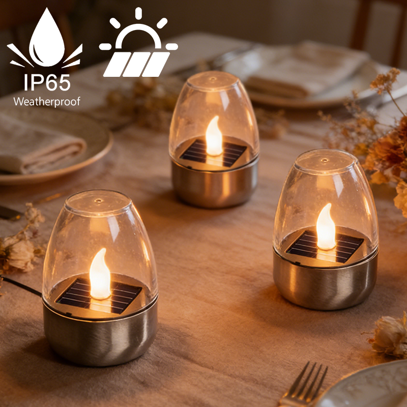 LED Solar Candles Light Flamel - огляд і ціна Lighting Decor Living Room