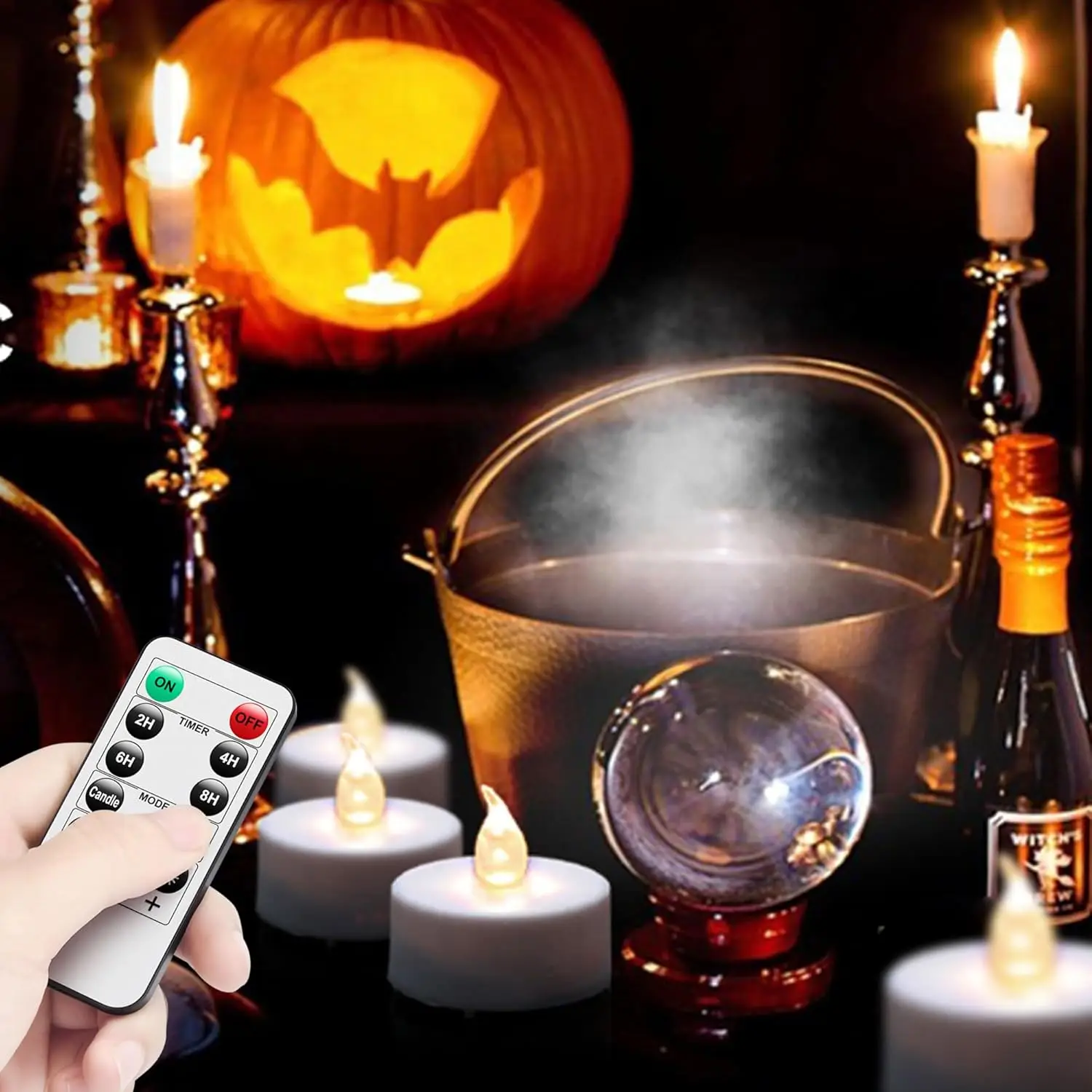 Remote Control Flameless LED T - огляд і ціна Lighting Home Decor Products