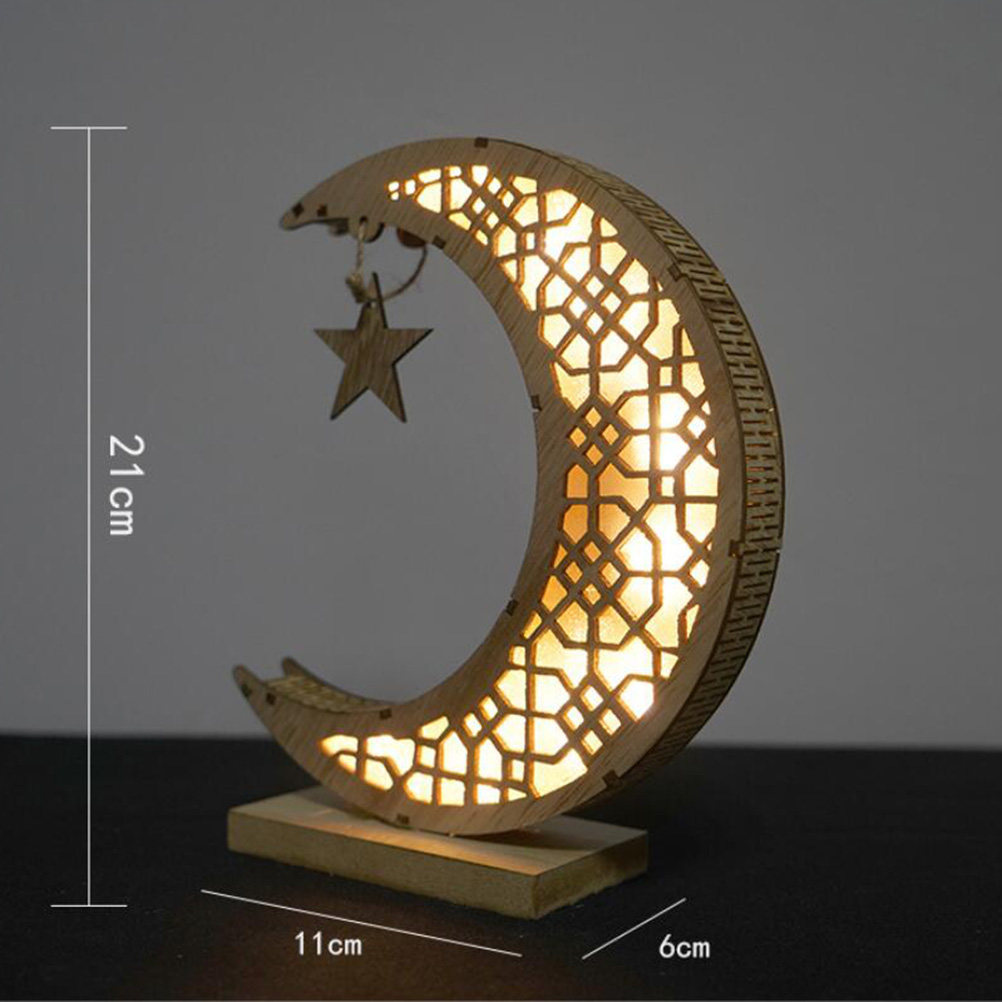 Wooden Ramadan Lamp Unique Moo - огляд і ціна Lighting Decor Living Room