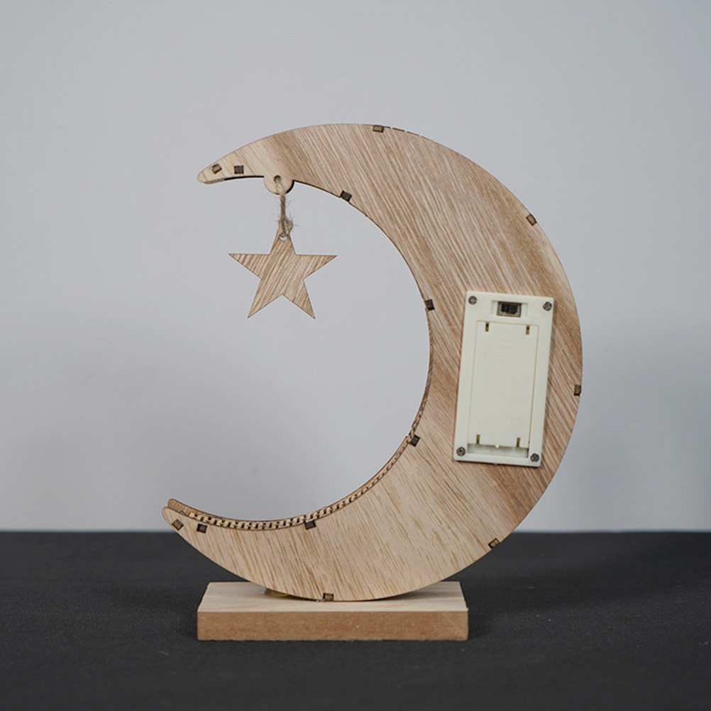 Wooden Ramadan Lamp Unique Moo - огляд і ціна Lighting Decor Living Room