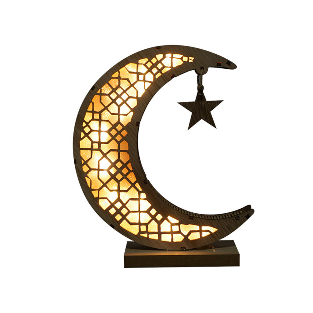 Wooden Ramadan Lamp Unique Moo - огляд і ціна Lighting Decor Living Room
