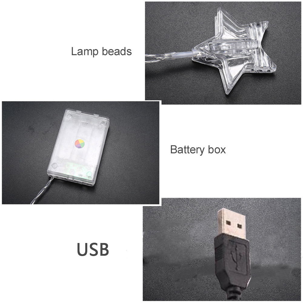 3M 10M LED Star Photo Clip Fai - огляд і ціна Lighting Room Decor Photo