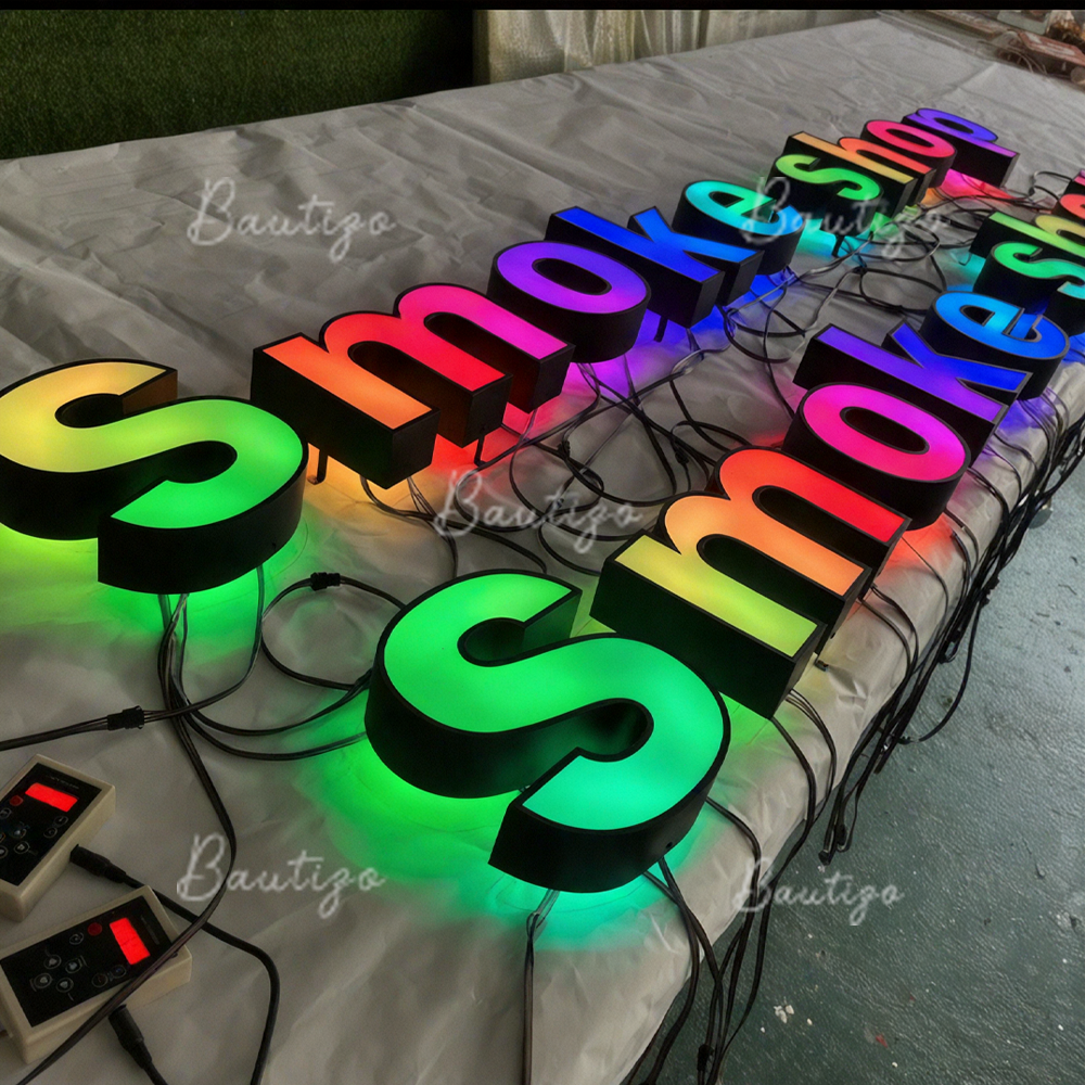 Custom RGB Metal LED Sign Wall - огляд і ціна Lighting Decor Company