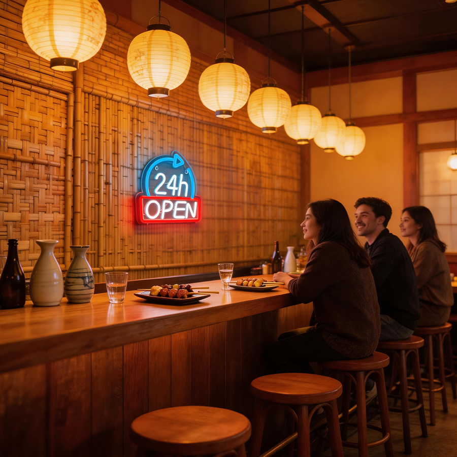 Open 24 Hours Neon Signs for W - огляд і ціна Decor Lighting Opening Hours