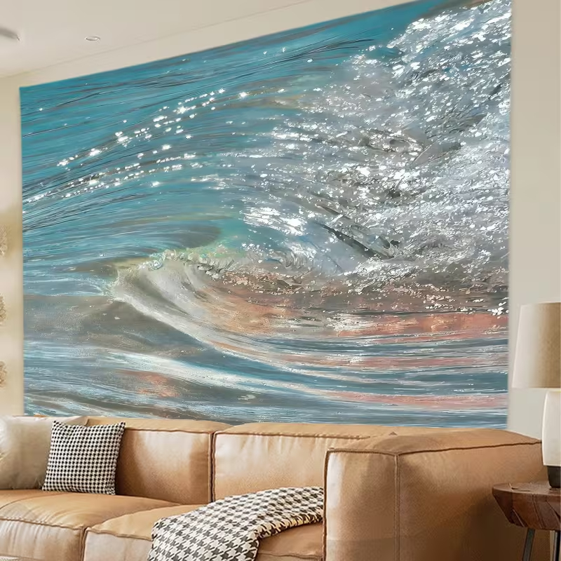 VIKAMA Oil Painting Style Wave - огляд і ціна Lighting Home Decor Products