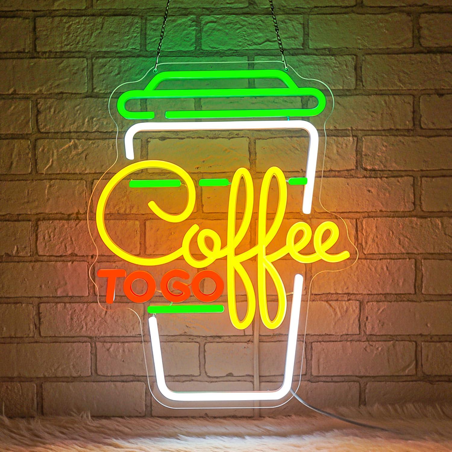 Coffee Neon Sign USB Dimmable  - огляд і ціна Lighting Decor For Home