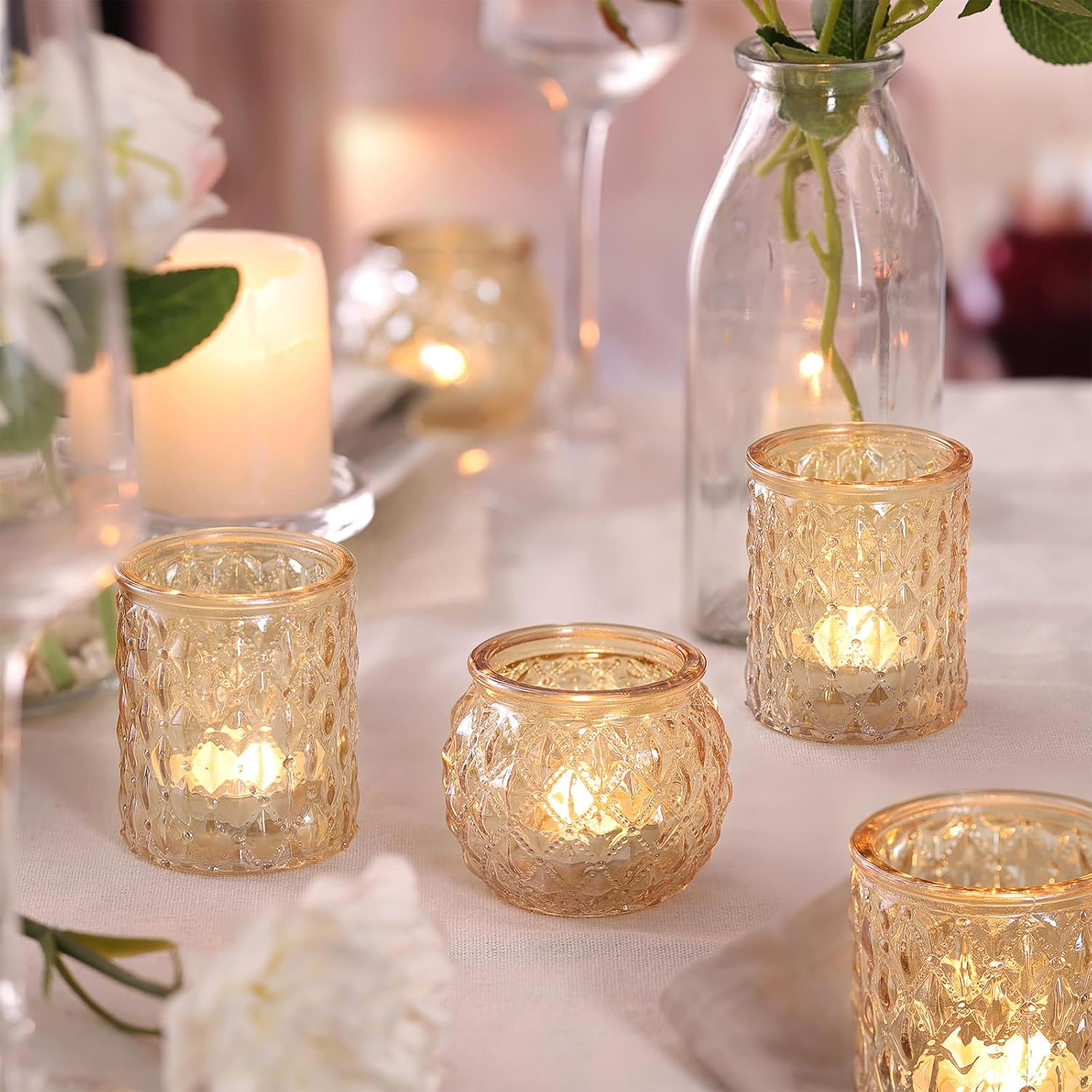 Gold Votive Candle Holders for - огляд і ціна Lighting Home Decor Products