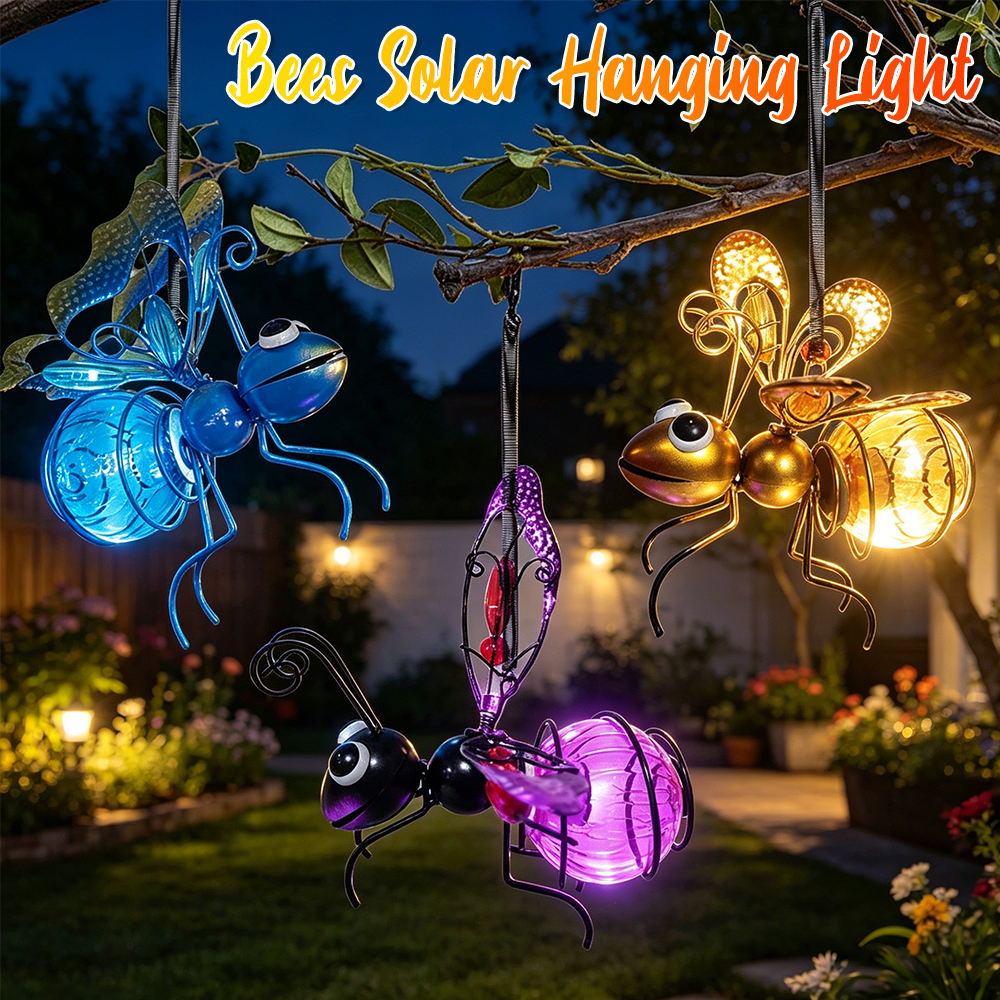 Solar Iron Insect Statue With  - огляд і ціна Lighting Bug Decor