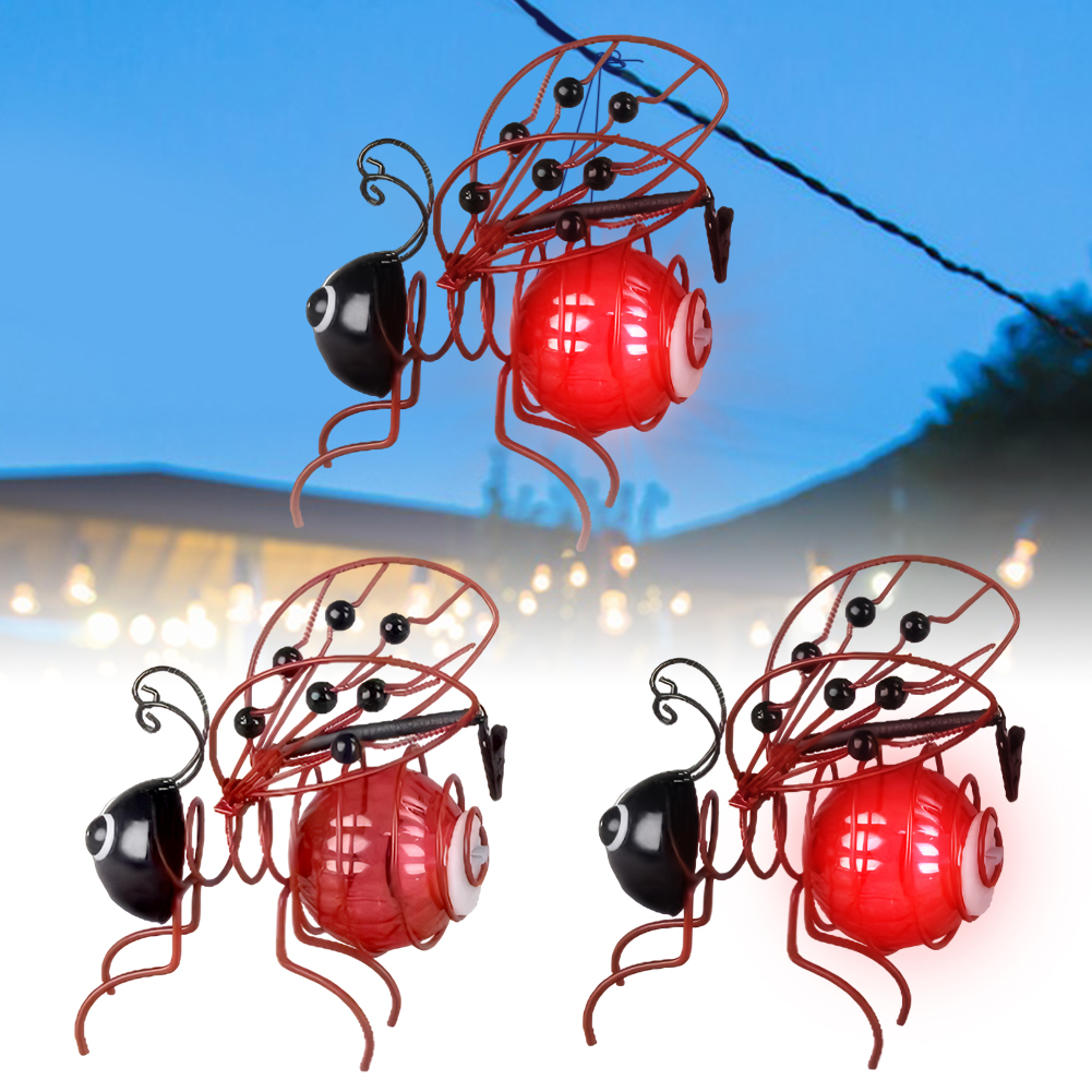 Solar-Powered Hanging Bug Ligh - огляд і ціна Lighting Bug Decor