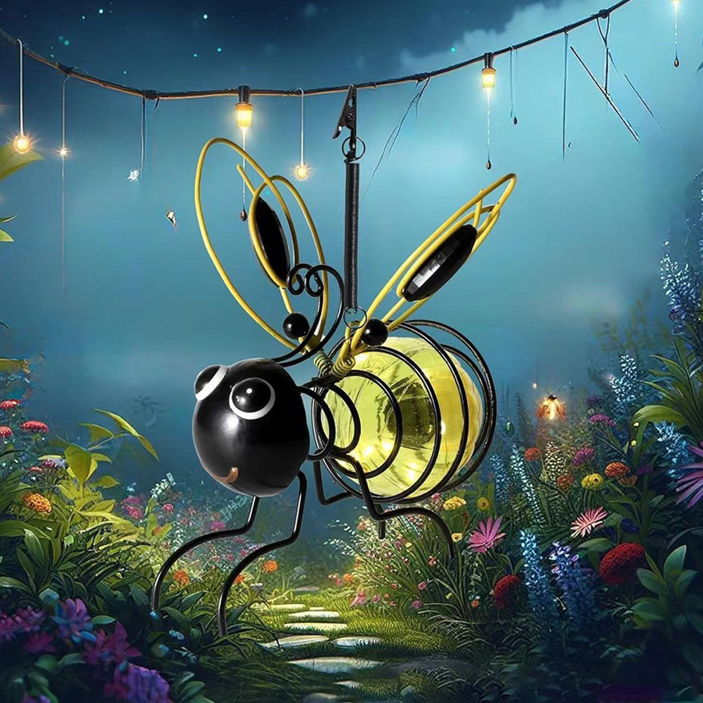 Solar-Powered Hanging Bug Ligh - огляд і ціна Lighting Bug Decor