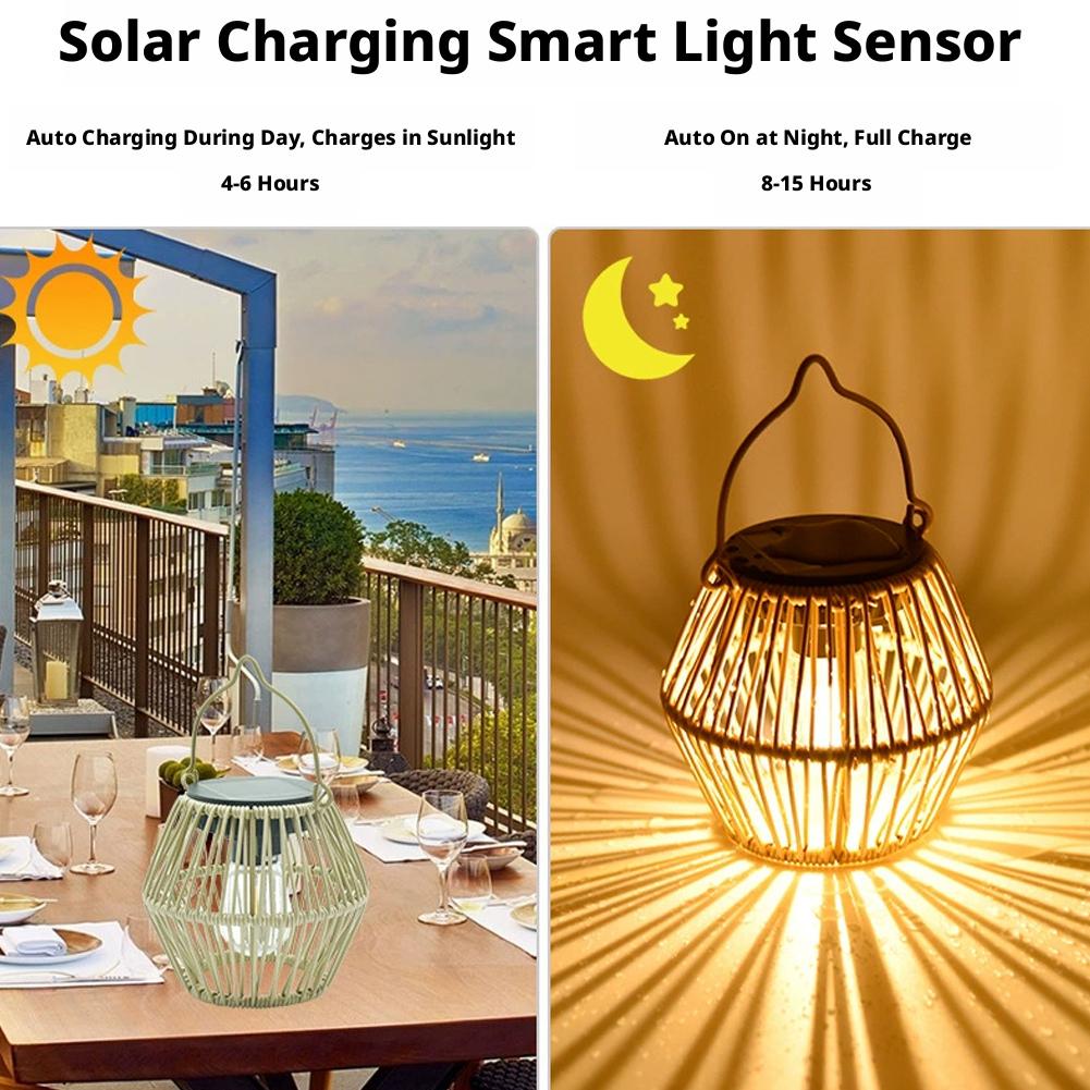 IP65 Waterproof Solar Rattan L - огляд і ціна Decor Lighting Table Lamps