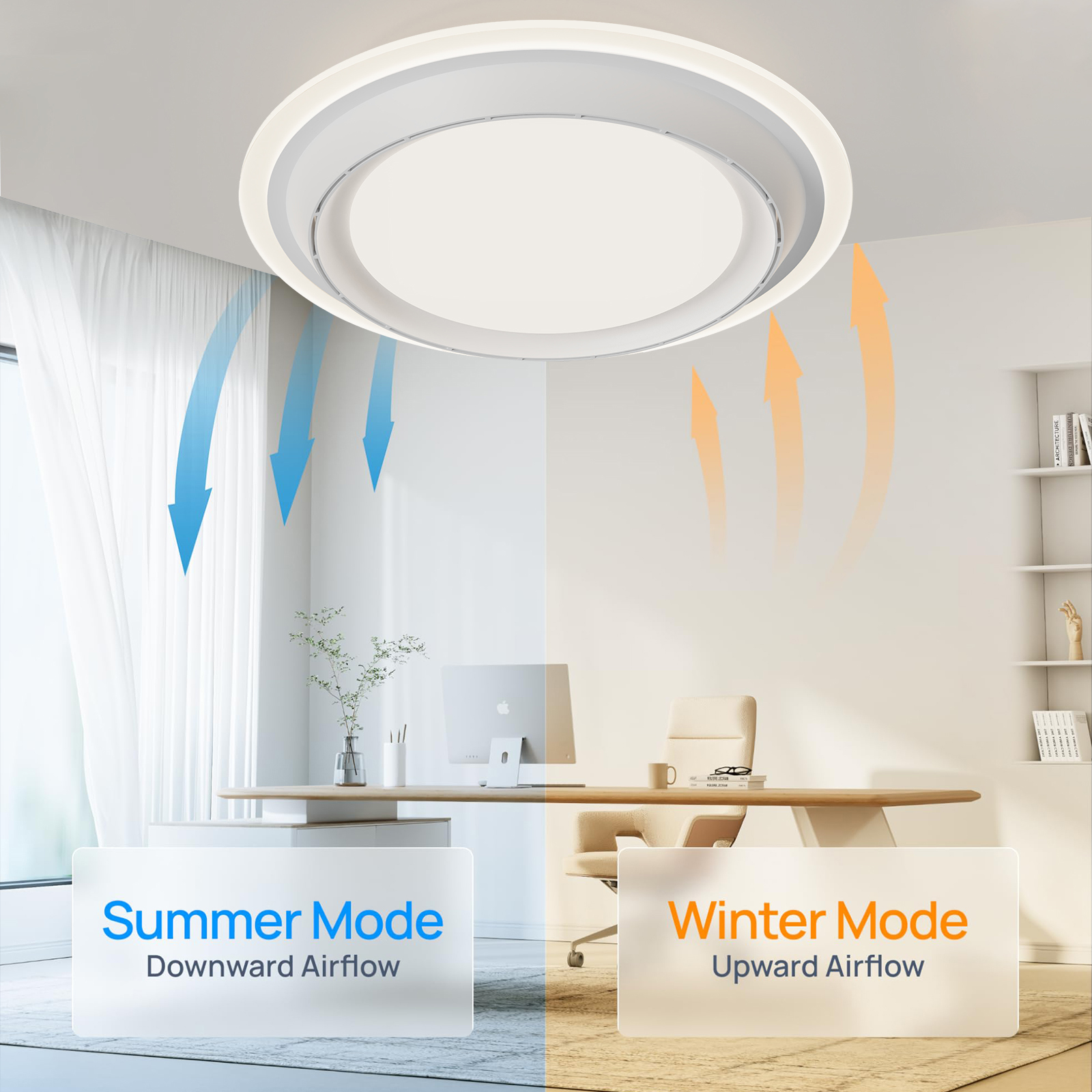 Modern Minimalist Leafless Cei - огляд і ціна Decor Lighting Fans