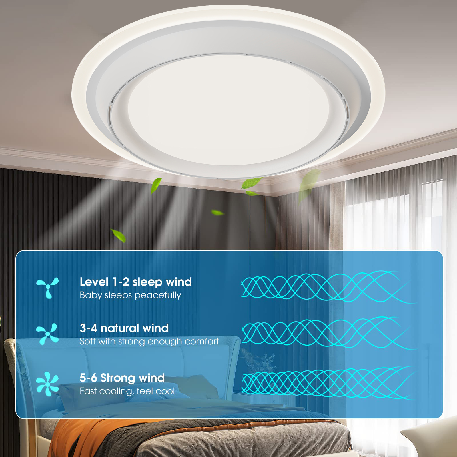Modern Minimalist Leafless Cei - огляд і ціна Decor Lighting Fans