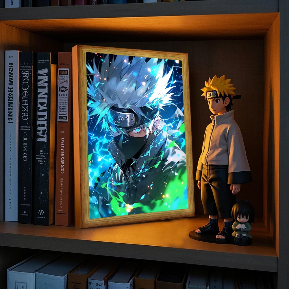 Anime Naruto Figure Sticker Li - огляд і ціна Lighting Room Decor Photo