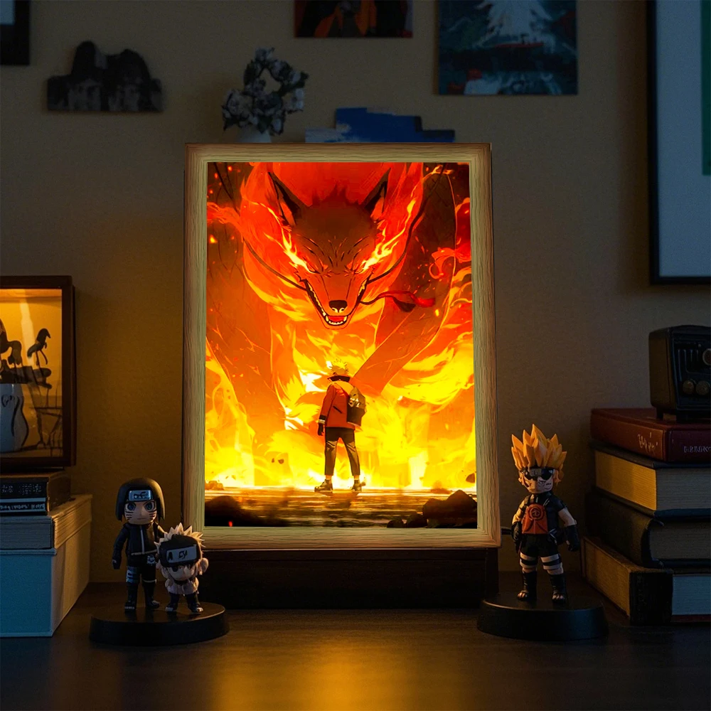 Anime Naruto Figure Sticker Li - огляд і ціна Lighting Room Decor Photo