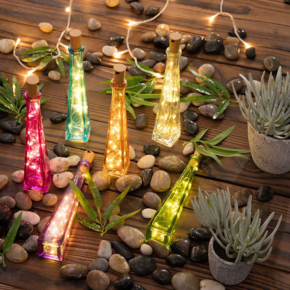 1/3/5/10/20pcs Wine Bottle Lig - огляд і ціна Decor Lighting Cork