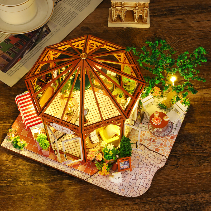 DIY Wooden Miniature Model Kit - огляд і ціна Lighting Home Decor Products