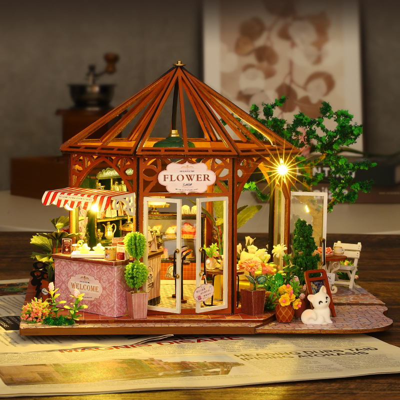 DIY Wooden Miniature Model Kit - огляд і ціна Lighting Home Decor Products