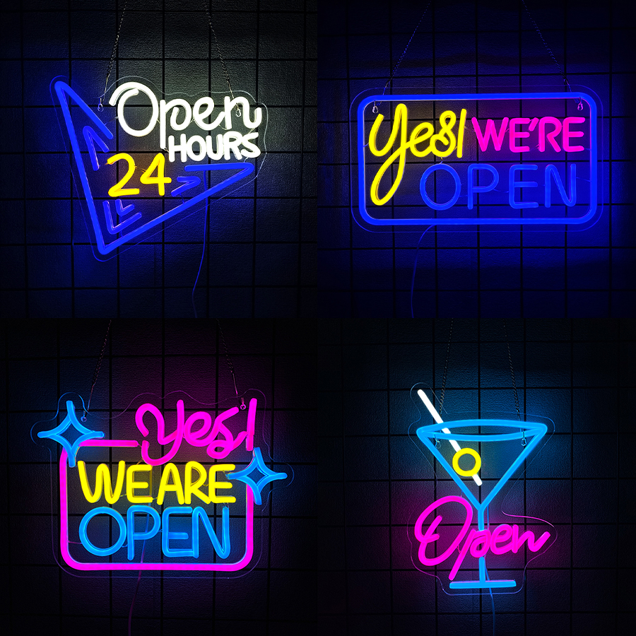 Open 24 Hour Neon Sign For Wal - огляд і ціна Decor Lighting Opening Hours