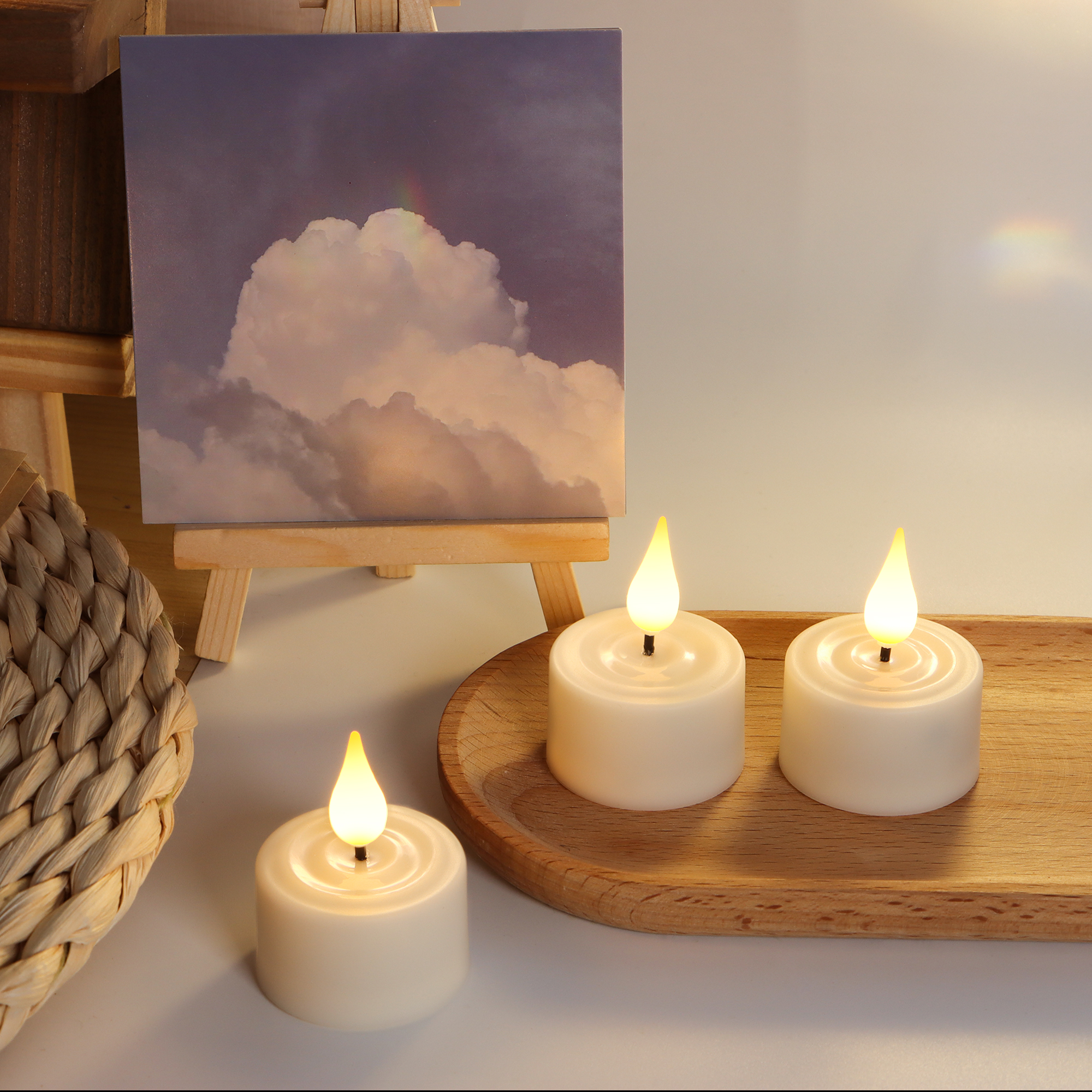 LED Candle Light Rechargeable  - огляд і ціна Lighting Decor Living Room