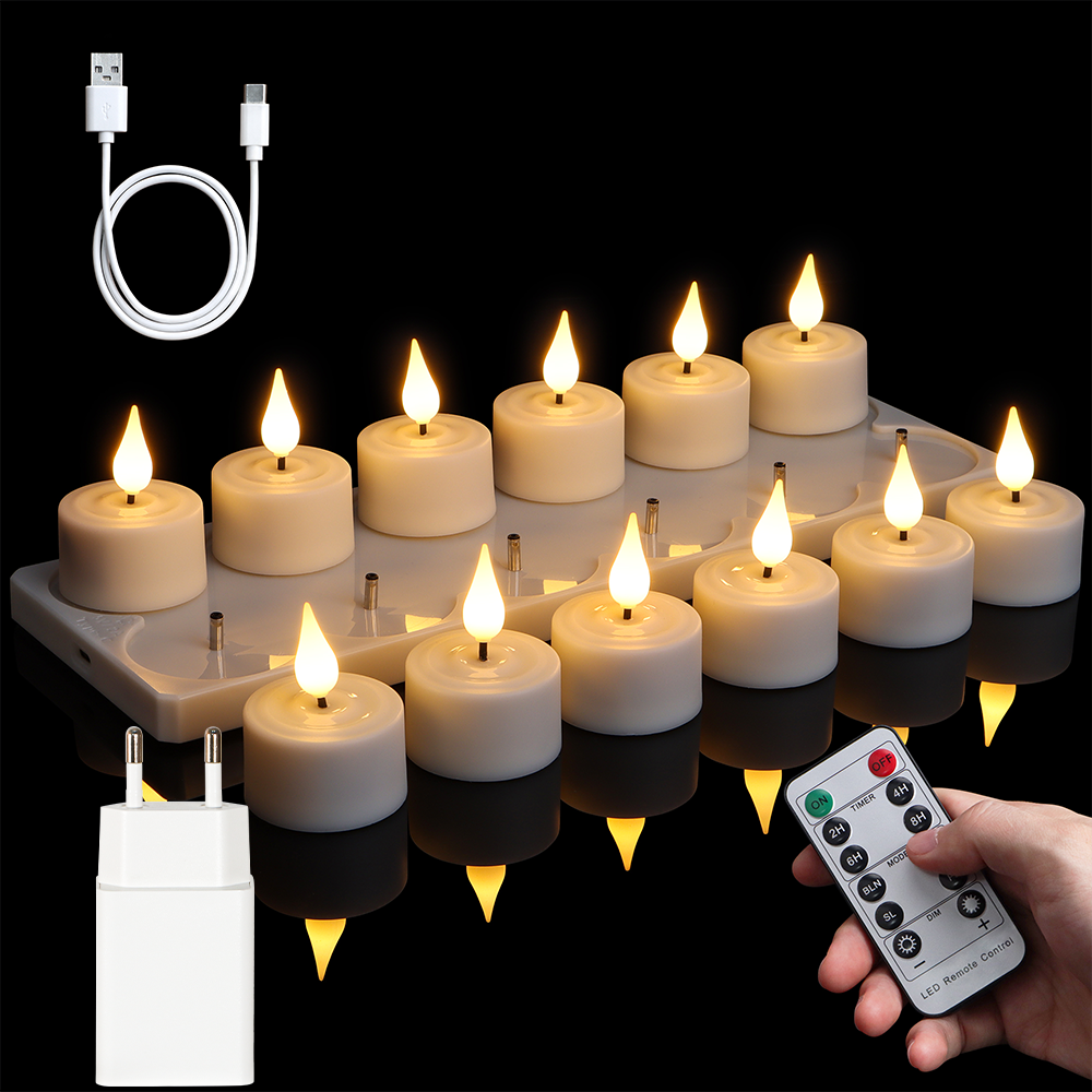 LED Candle Light Rechargeable  - огляд і ціна Lighting Decor Living Room