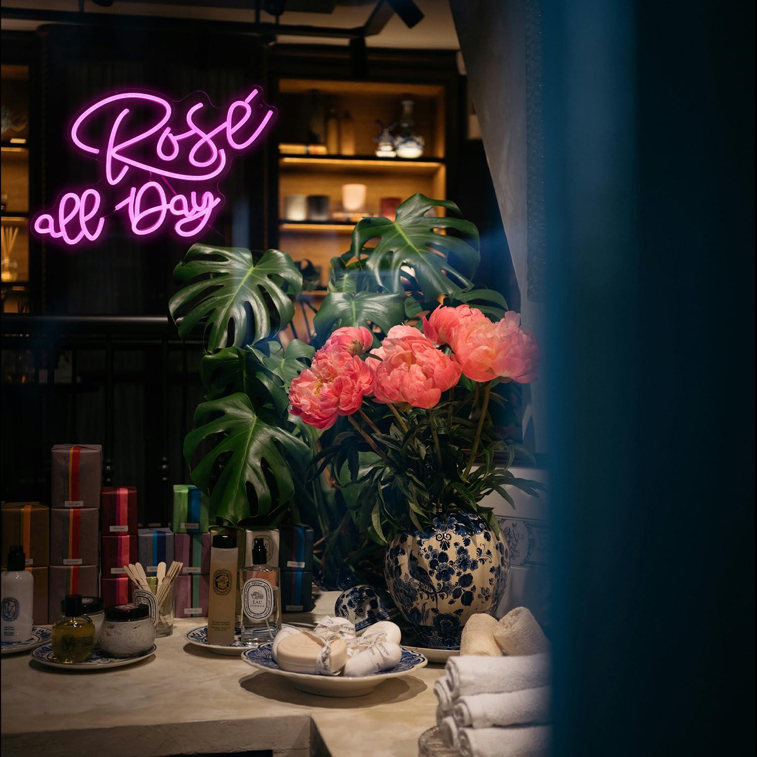 Rose All Day Neon Sign Dimmabl - огляд і ціна Lighting Decor Wedding