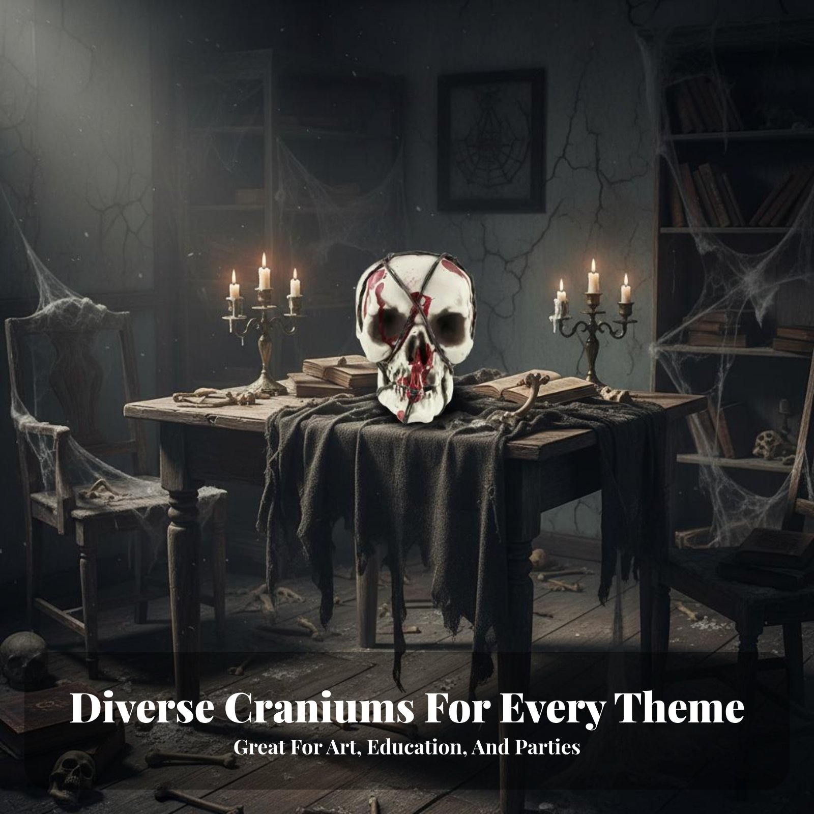 Realistic Skull Model Horror T - огляд і ціна Lightings Decoration