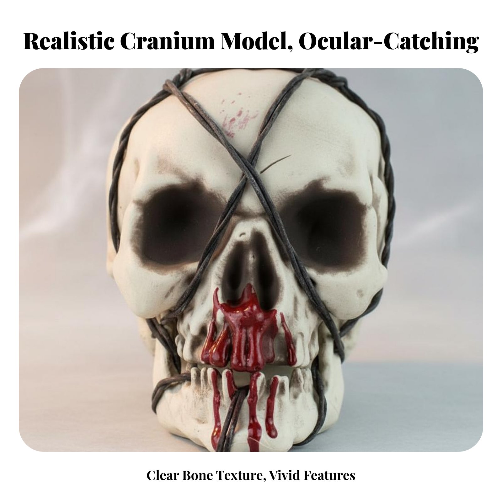 Realistic Skull Model Horror T - огляд і ціна Lightings Decoration