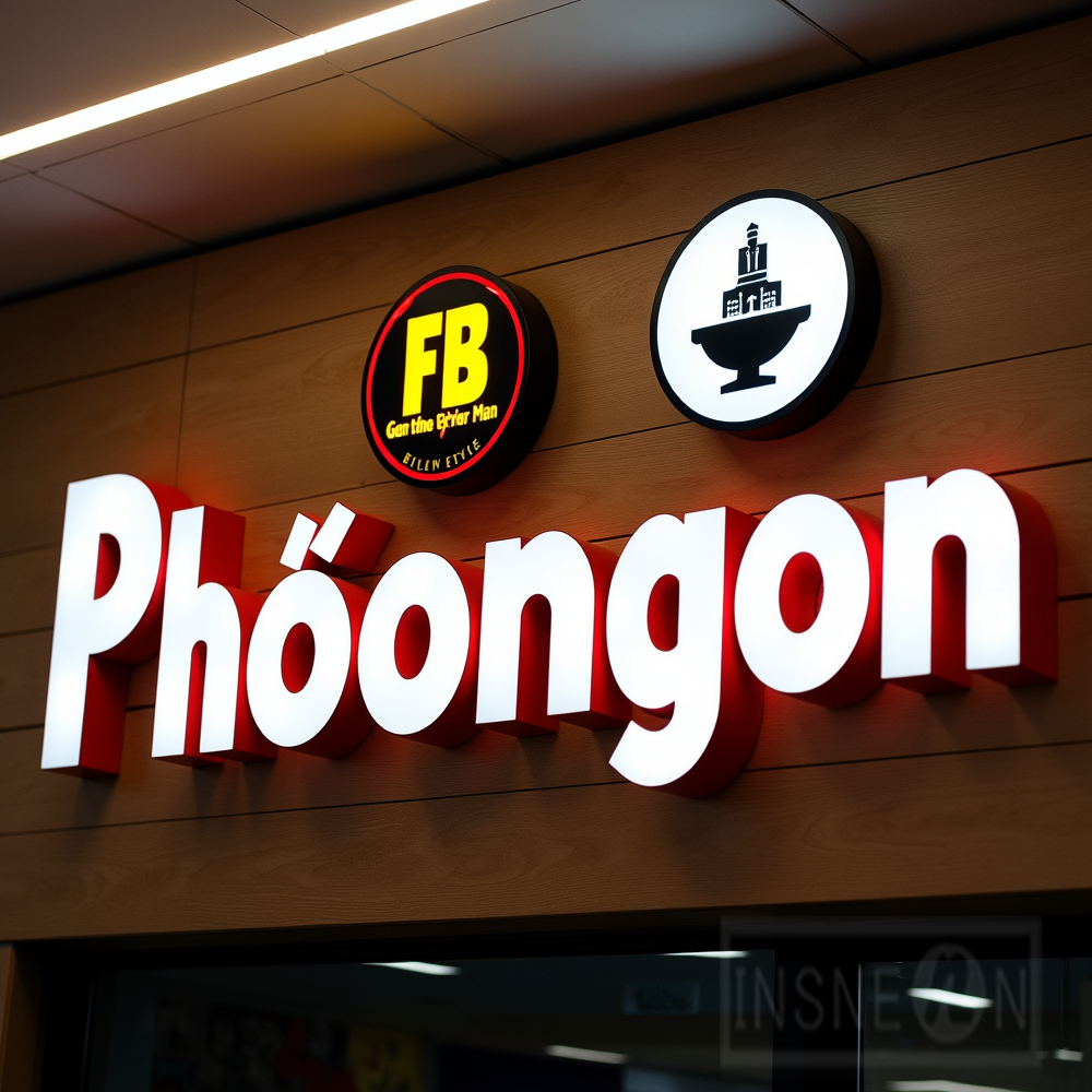 Custom Metal LED Sign Wall Log - огляд і ціна Lighting Decor Company