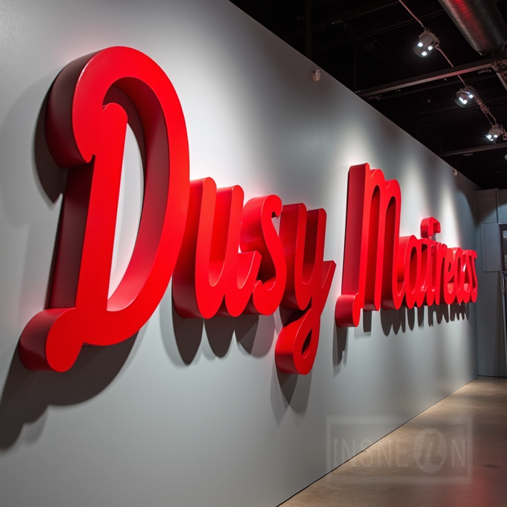 Custom Metal LED Sign Wall Log - огляд і ціна Lighting Decor Company