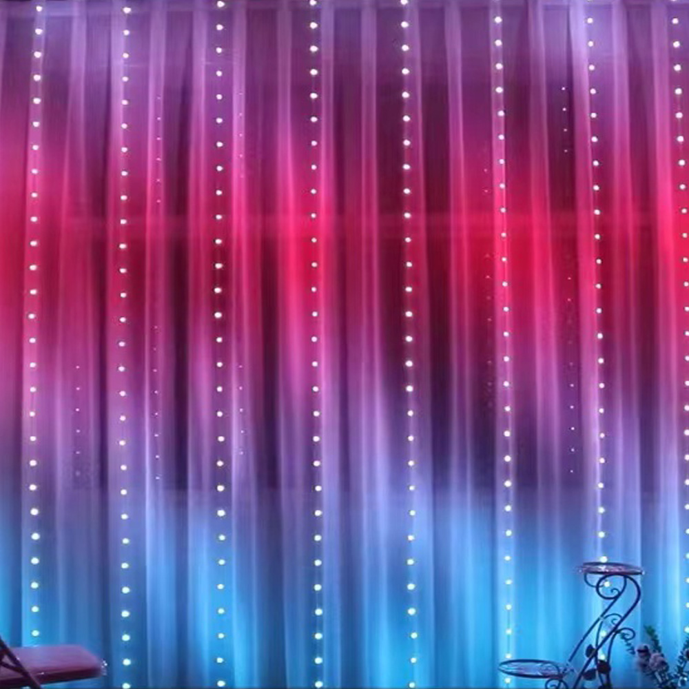 3M RGB Smart LED Curtain Light - огляд і ціна Lighting Decor Wedding
