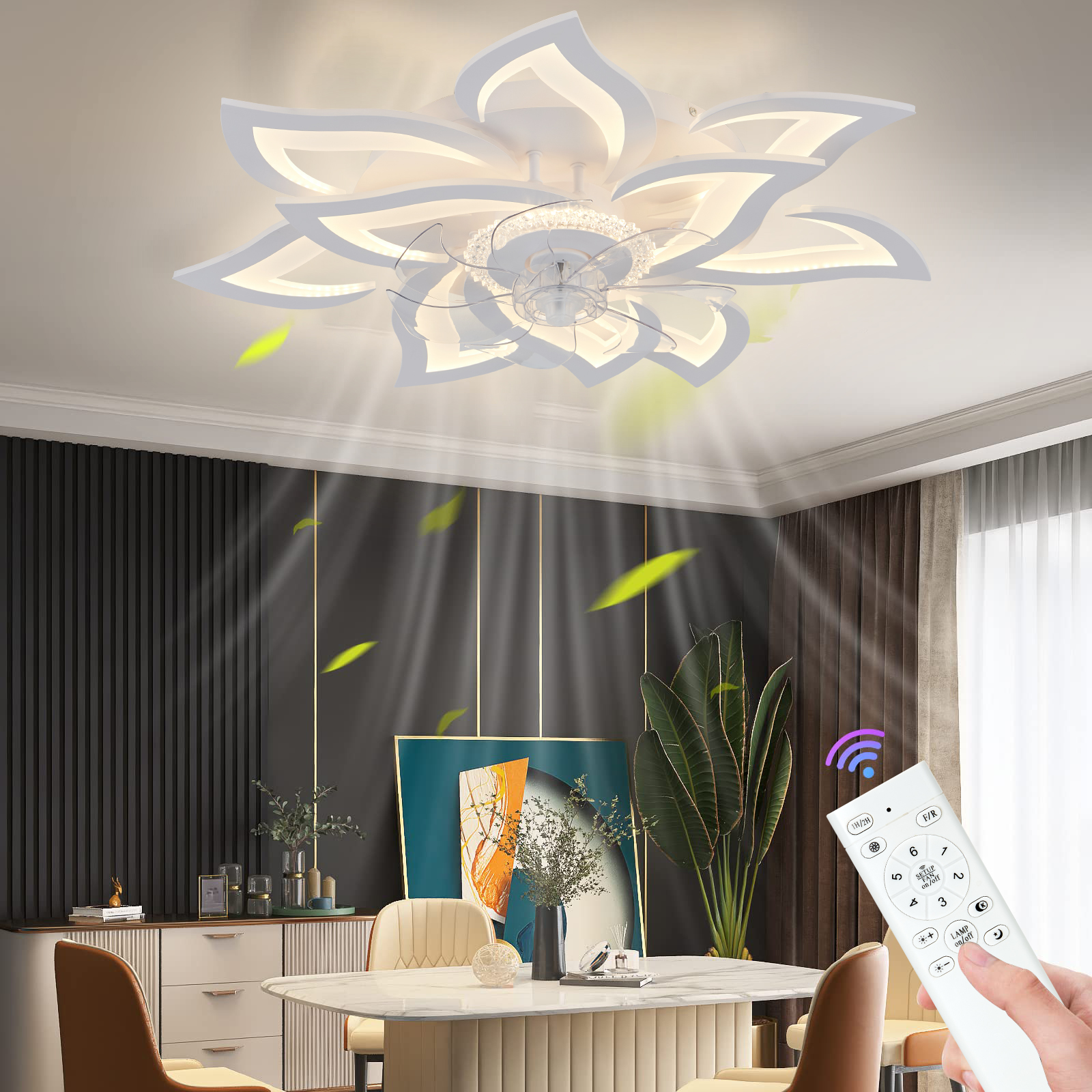 Nordic Flush Mount Ceiling Fan - огляд і ціна Decor Lighting Fans