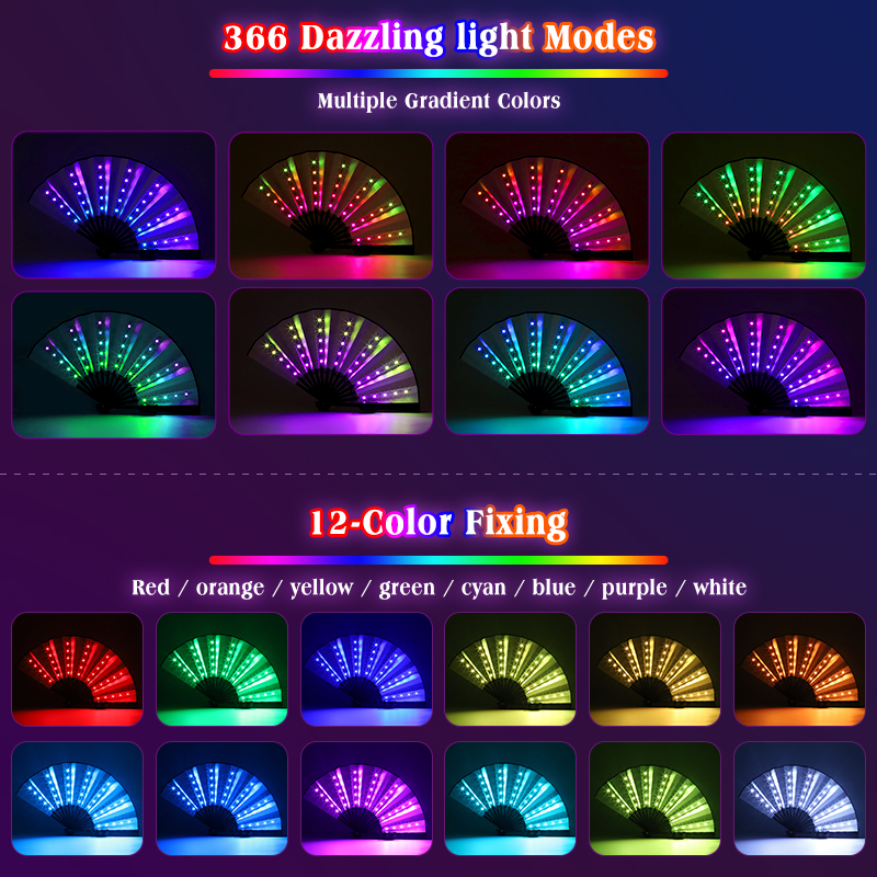 Halloween LED Folding Fan Rech - огляд і ціна Decor Lighting Fans
