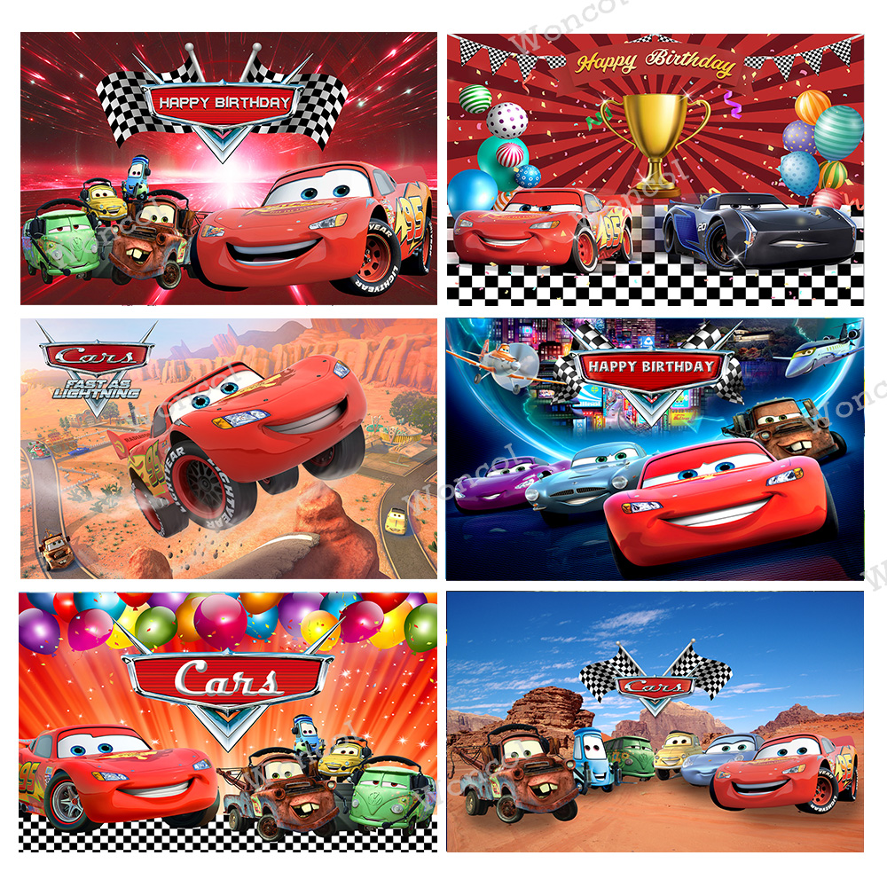 Lightning McQueen Backdrop Car - огляд і ціна Lighting Mcqueen Birthday Decor