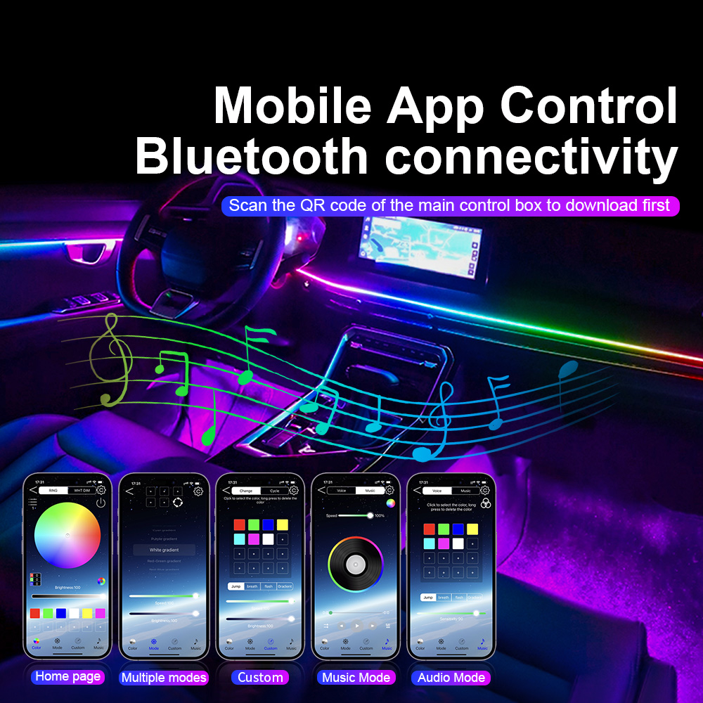 Universal Led Car Ambient Ligh - огляд і ціна Lighting Decoration Ideas