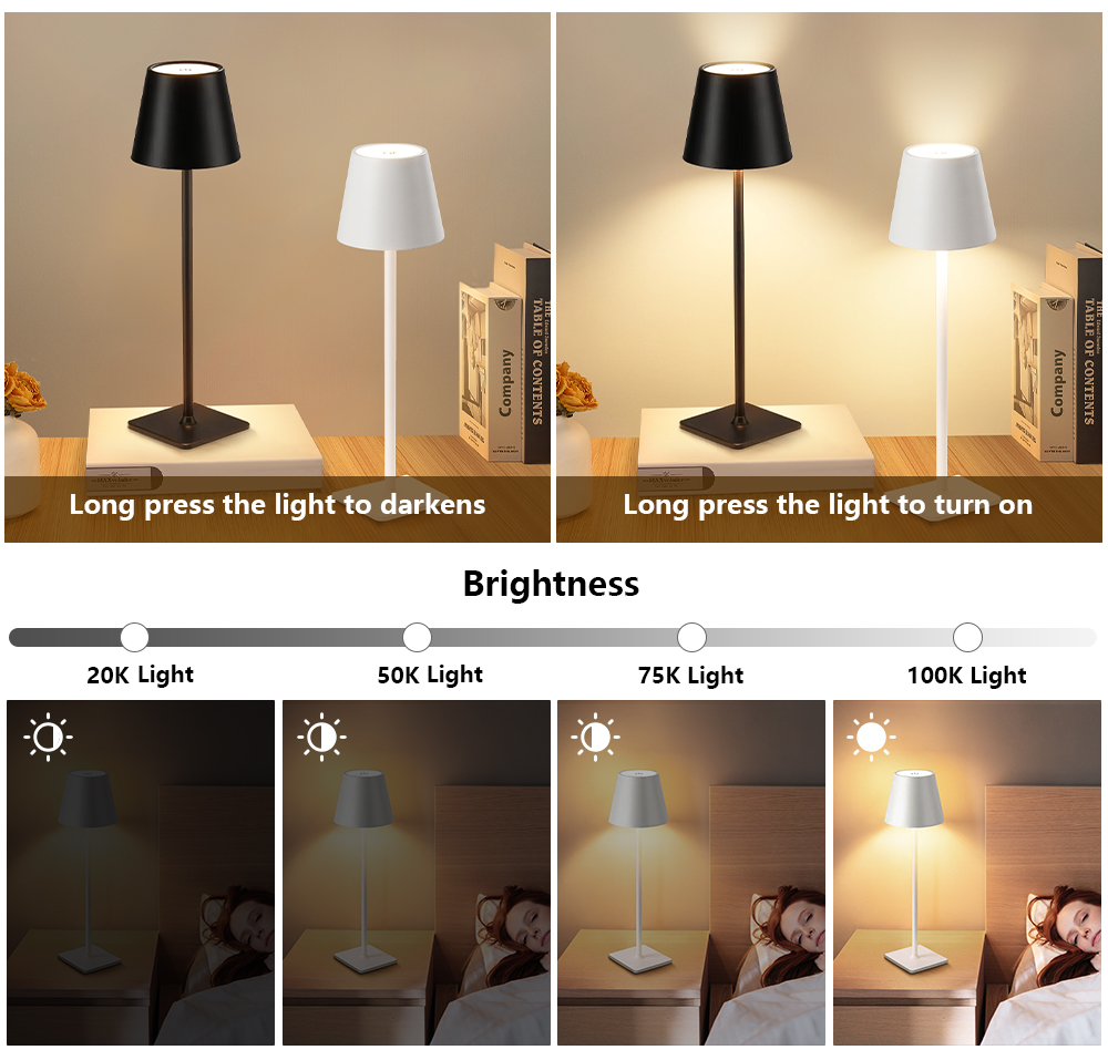 LED Rechargeable Desk Light Wi - огляд і ціна Lightings Decoration